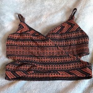 Tribal print bralette